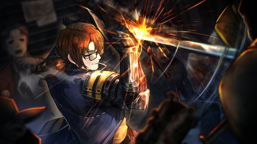 gregor (project moon and 1 more) drawn by nai_ga