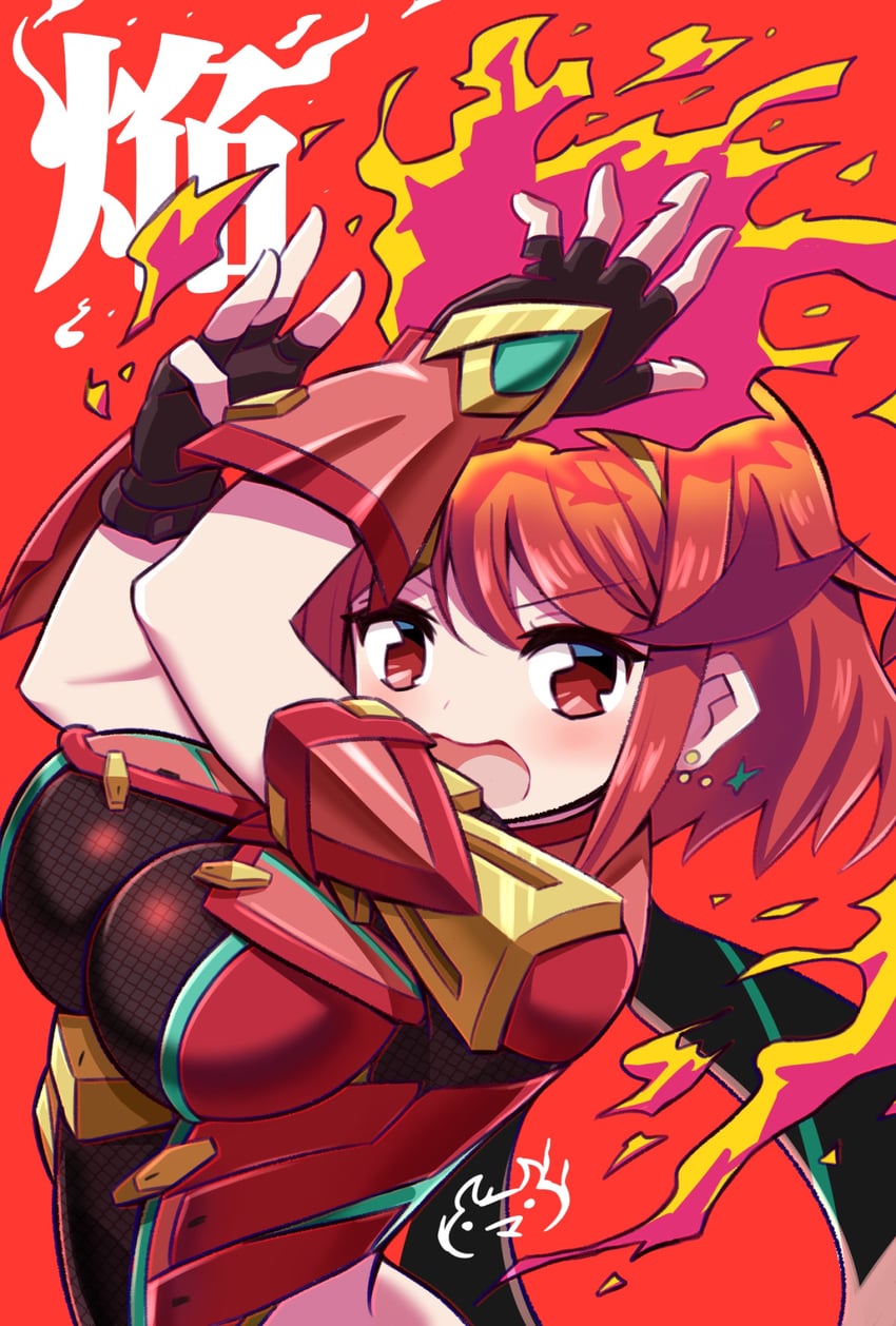 pyra (xenoblade chronicles and 1 more) drawn by ma2acworks