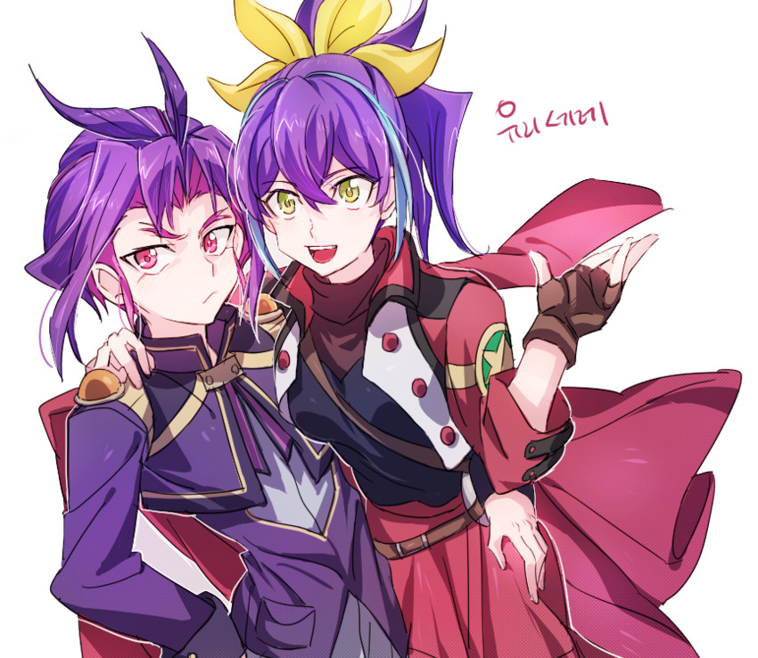 serena and joeri (yu-gi-oh! and 1 more) drawn by jean1620y