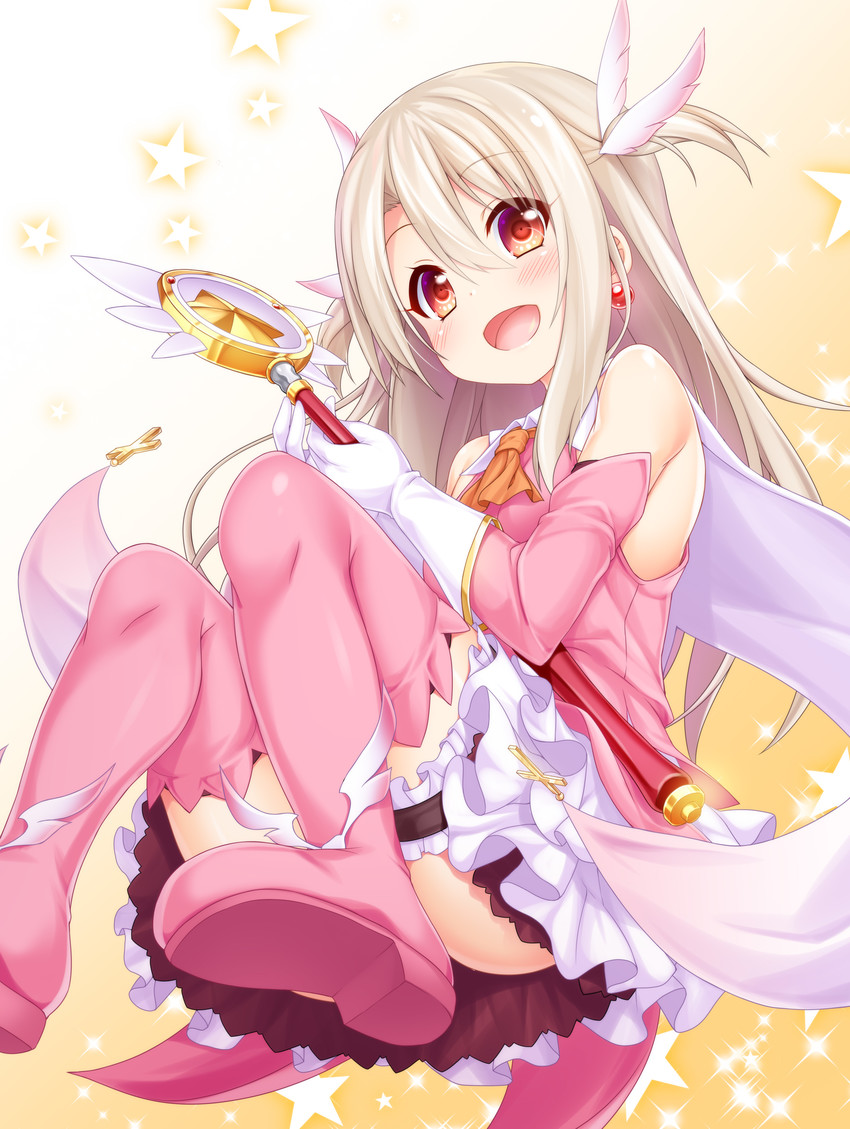 illyasviel von einzbern, prisma illya, and magical ruby (fate and 1 more) drawn by wakagi_repa