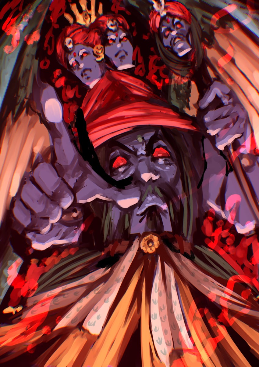azrael (shin megami tensei and 1 more) drawn by bukibukibuk
