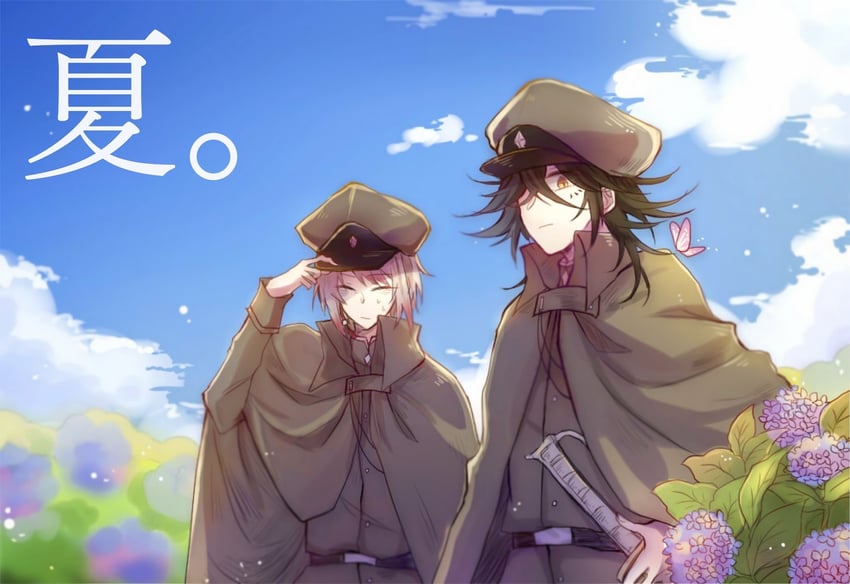 suehiro tetchou and jouno saigiku (bungou stray dogs) drawn by yuezhuanlang
