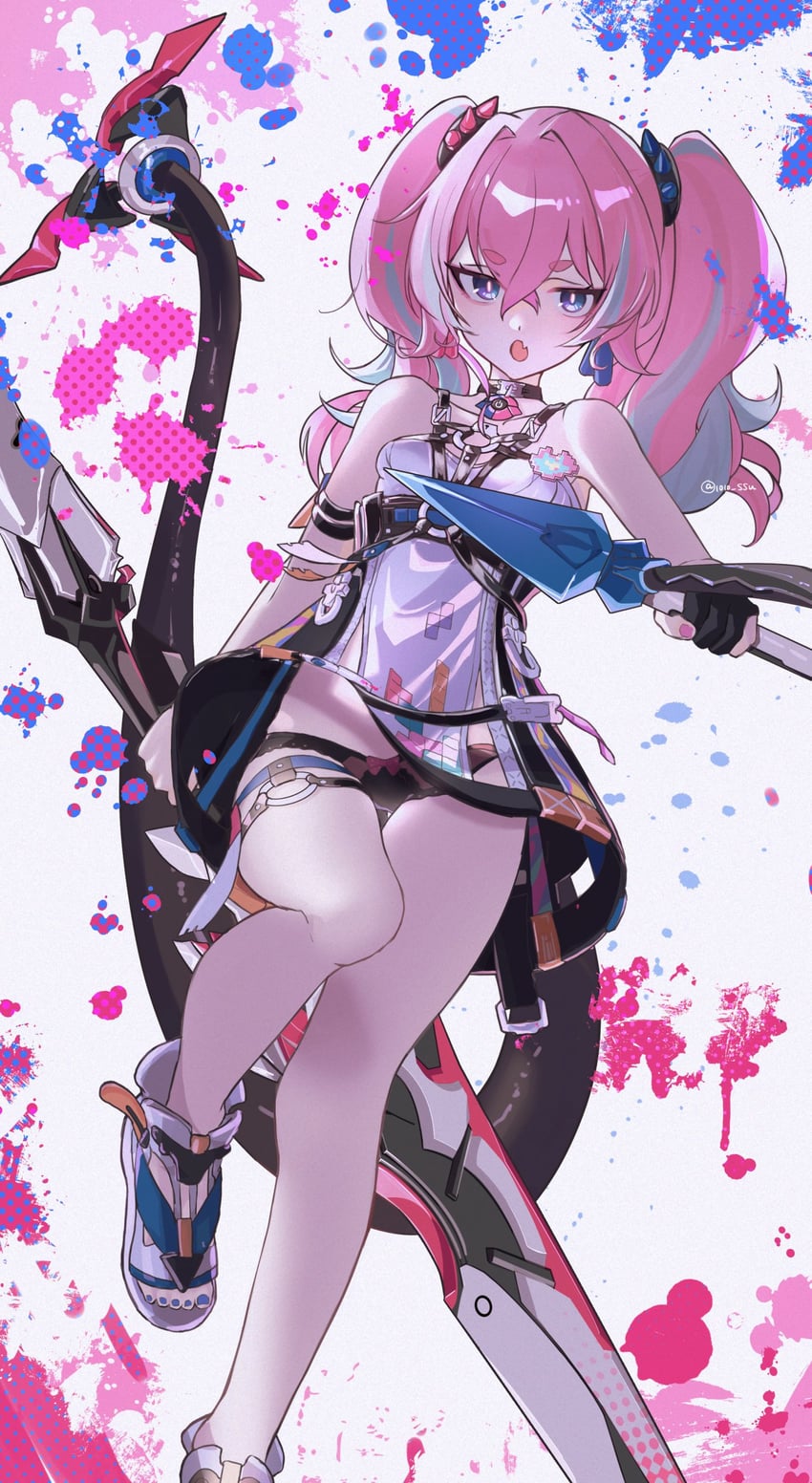 rozaliya olenyeva and delta (honkai and 1 more) drawn by arin_(1010_ssu)