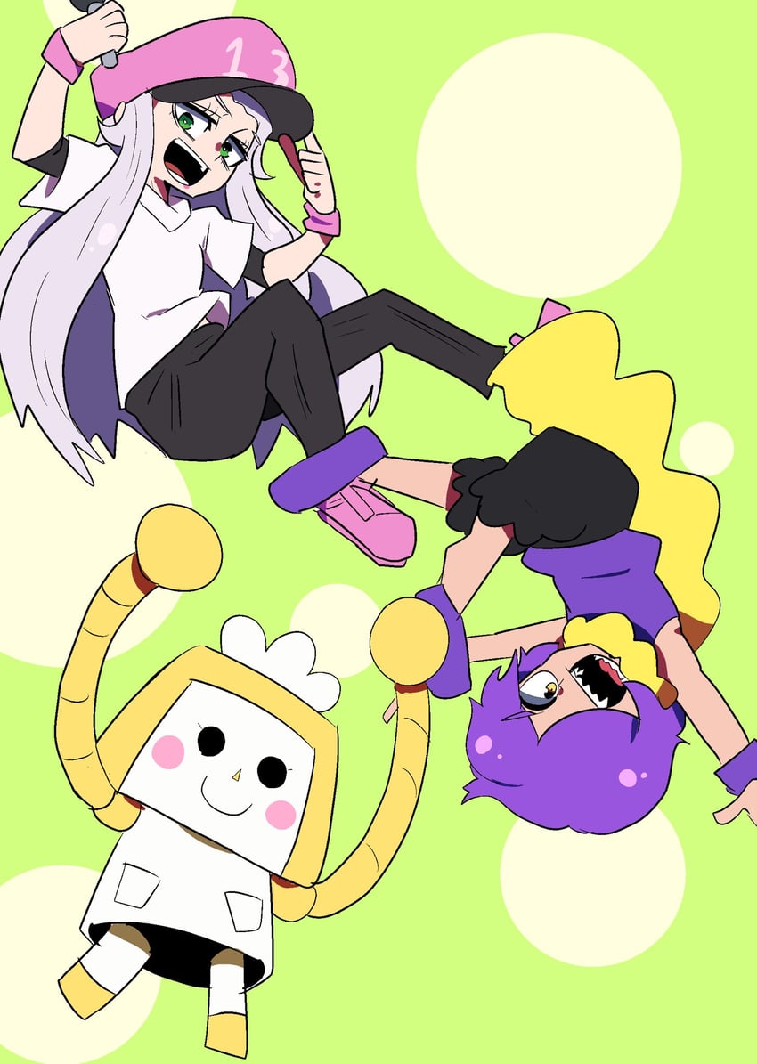 13-amp, doris 1, and leo (warioware) drawn by chicken-rib
