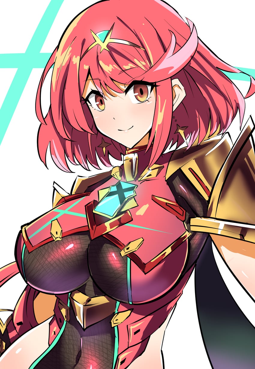 pyra (xenoblade chronicles and 1 more) drawn by synchroman