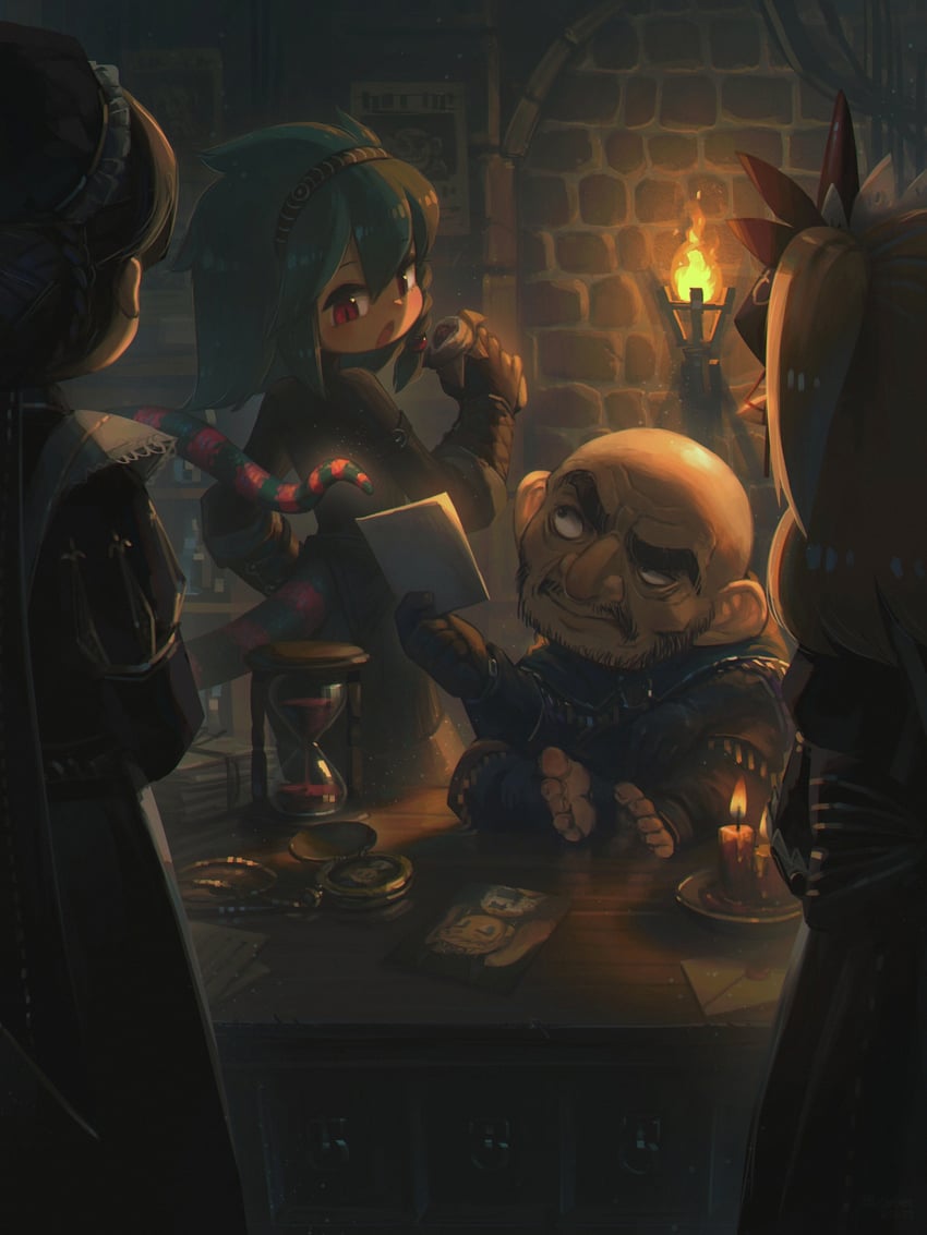 cressey, flareze, and cecile (original) drawn by porforever