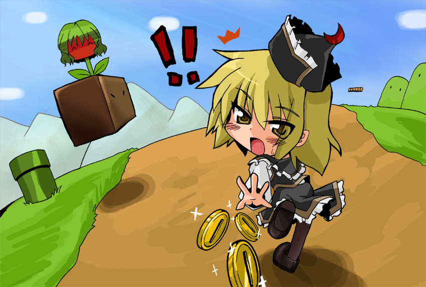 kazami yuuka and lunasa prismriver (touhou and 1 more) drawn by kotojima_motoki