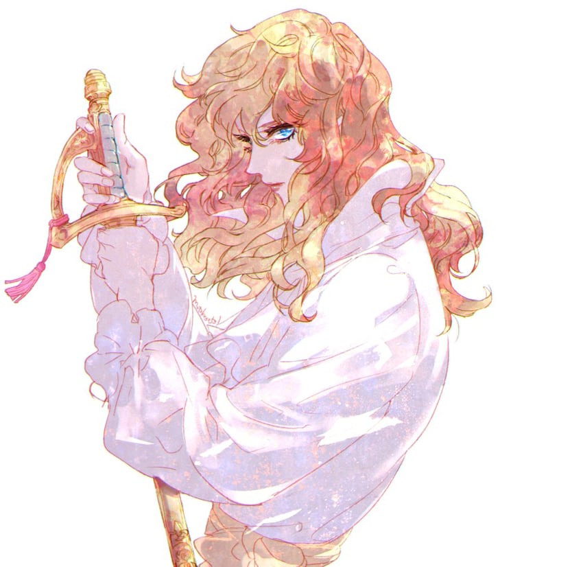 oscar francois de jarjayes (versailles no bara) drawn by toudai_(see-you!my_wonderland)