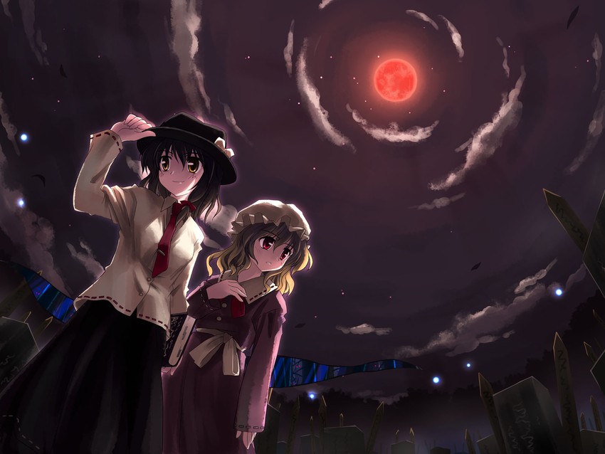 usami renko and maribel hearn (touhou) drawn by yuuki_tatsuya