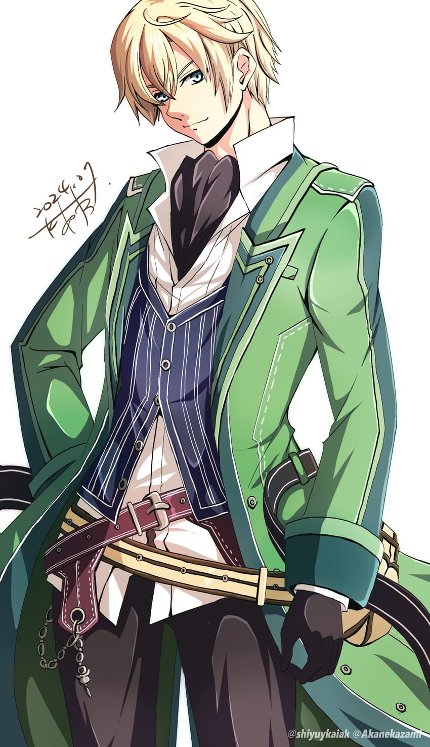 jusis albarea (eiyuu densetsu and 2 more) drawn by akane_kazami