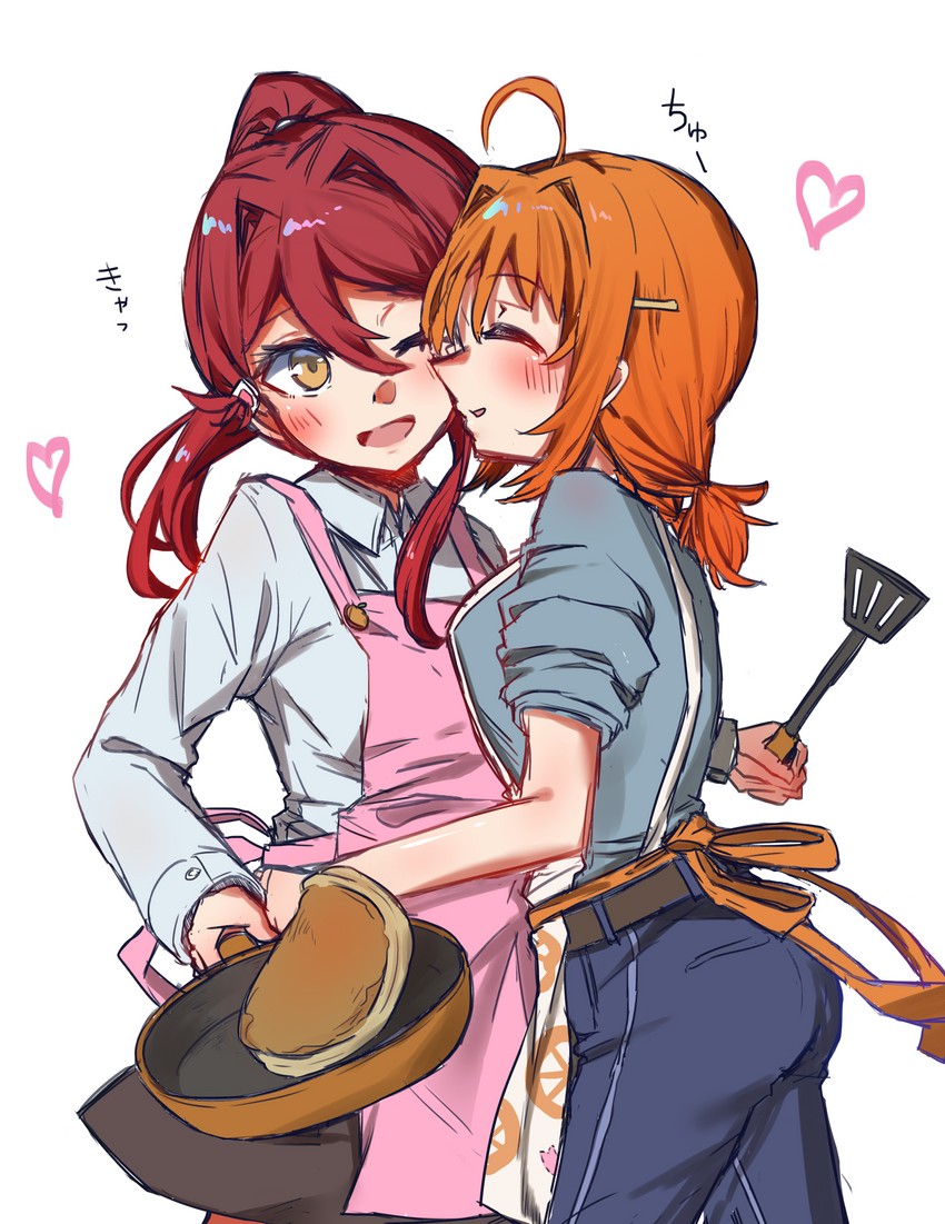 sakurauchi riko and takami chika (love live! and 1 more) drawn by inngennakatuki