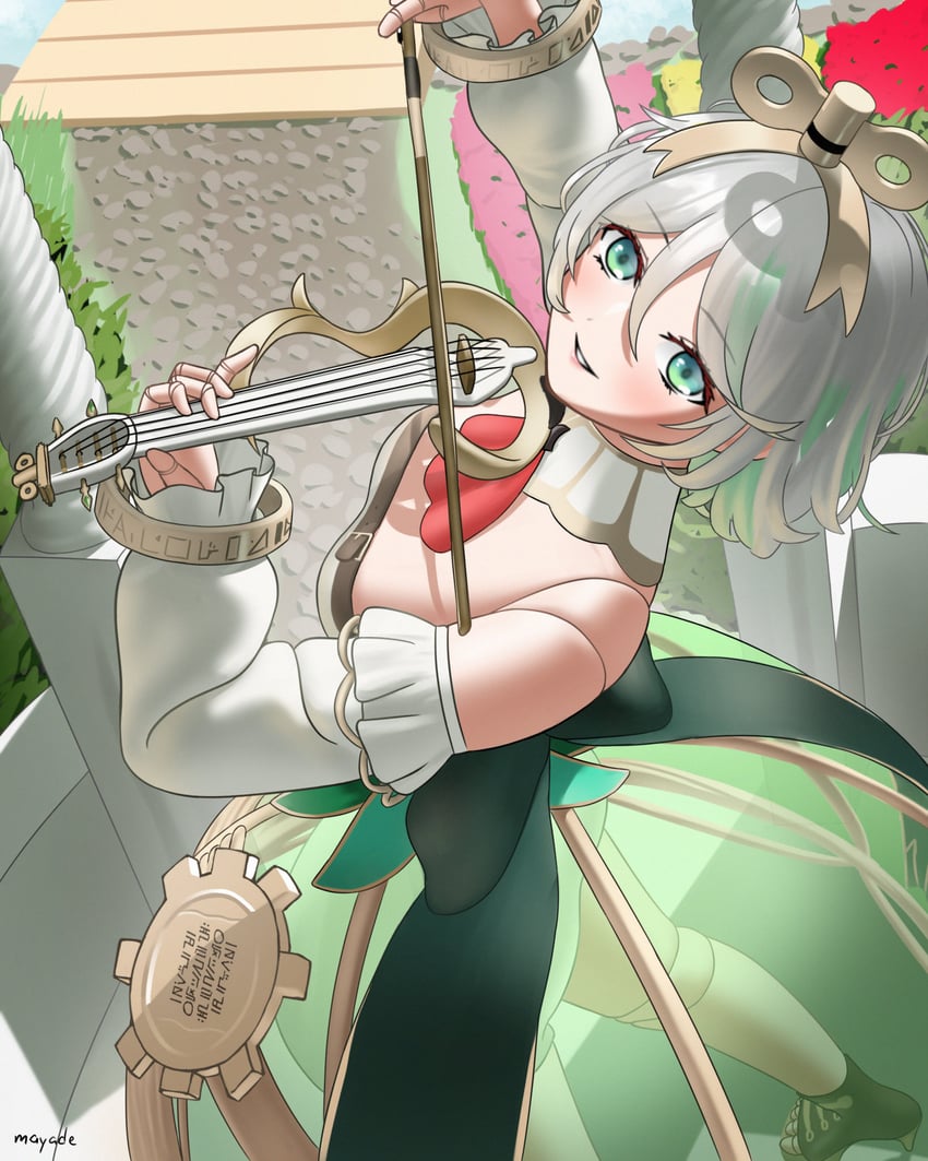 cecilia immergreen (hololive and 1 more) drawn by mayade_art