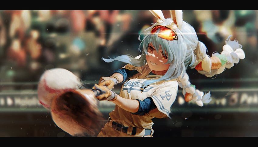usada pekora (hololive and 1 more) drawn by kokono_ka