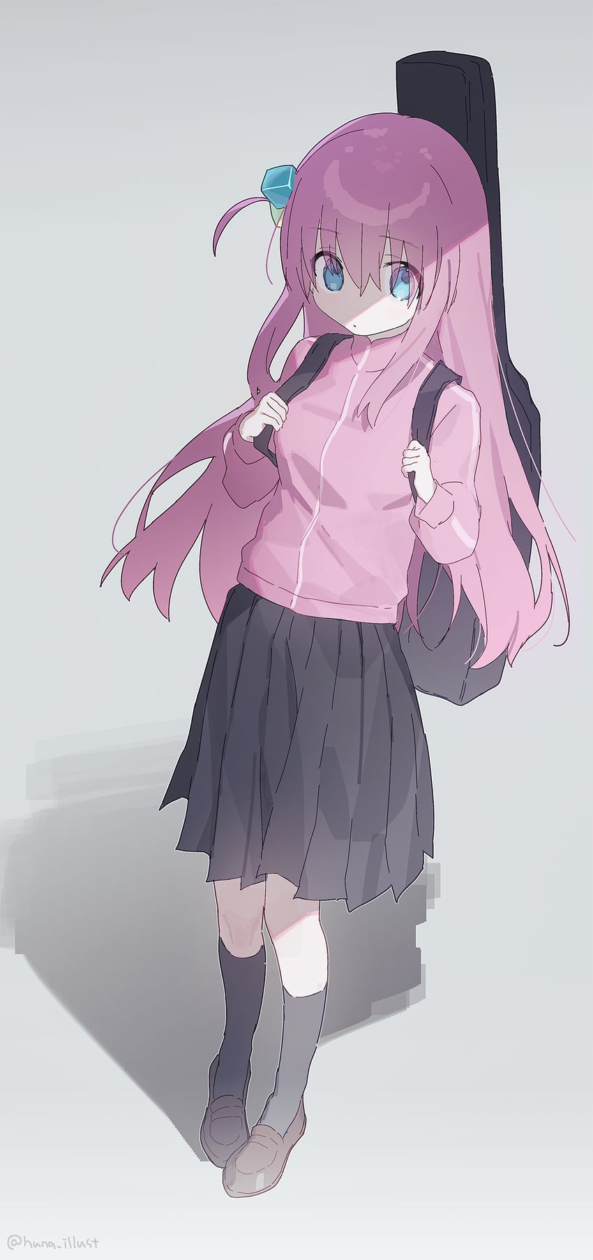 gotoh hitori (bocchi the rock!) drawn by funa_(sakana)