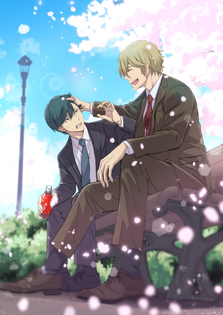 miyasumi tatsuru and shiratori mikoto (ryman's club) drawn by doko_dokosan
