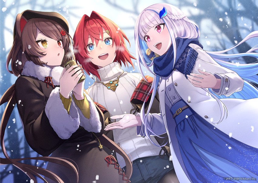 lize helesta, ange katrina, and inui toko (nijisanji) drawn by feb_itk