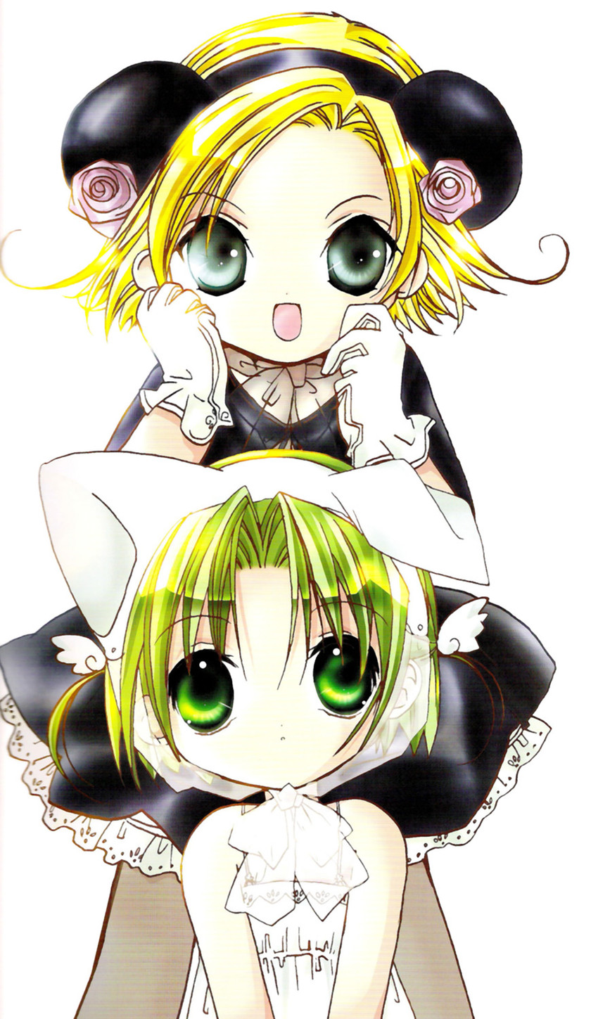 dejiko and piyoko (di gi charat) drawn by koge_donbo