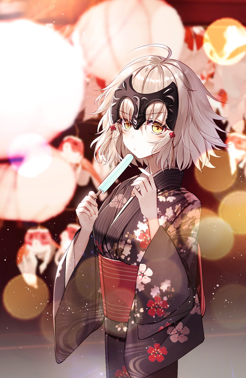 jeanne d'arc alter (fate and 1 more) drawn by baocaizi
