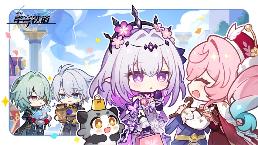 phainon, castorice, anaxa, and hyacine (honkai and 1 more)