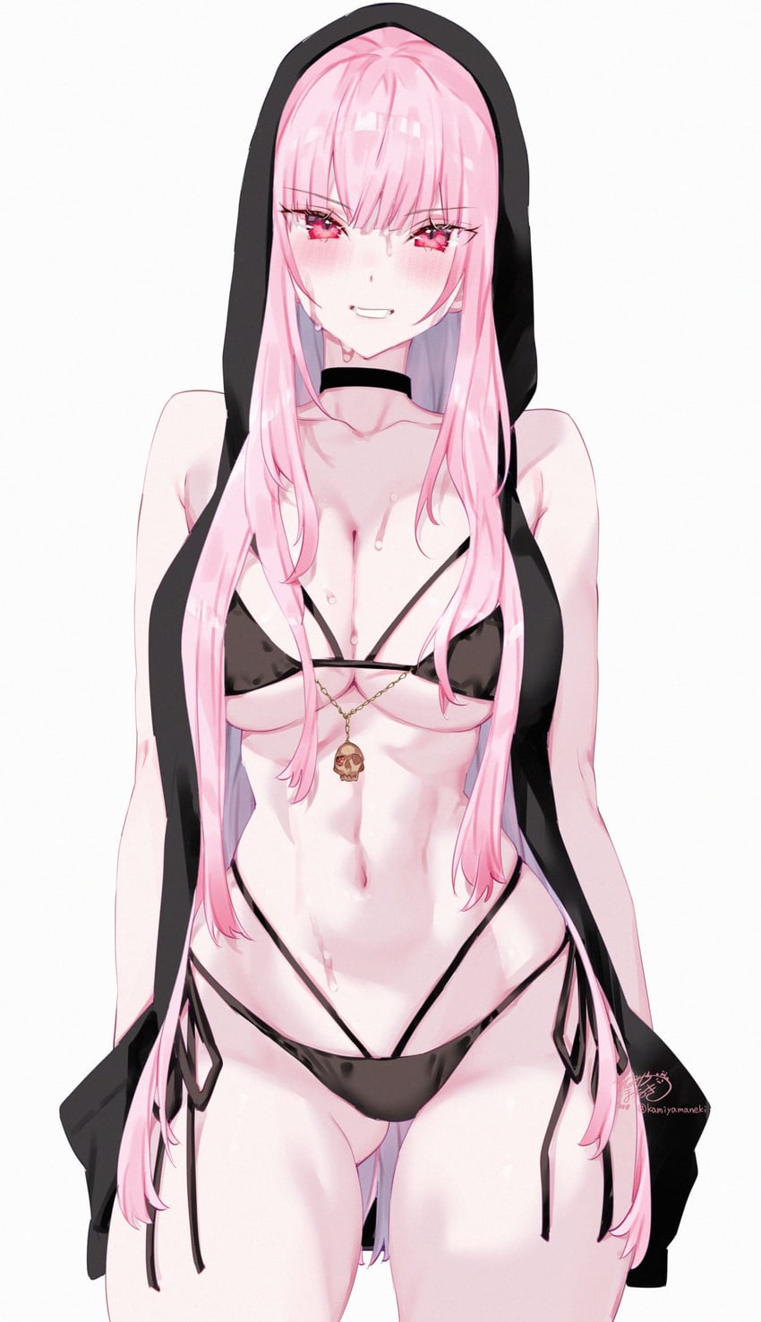 mori calliope (hololive and 1 more) drawn by kamiya_maneki