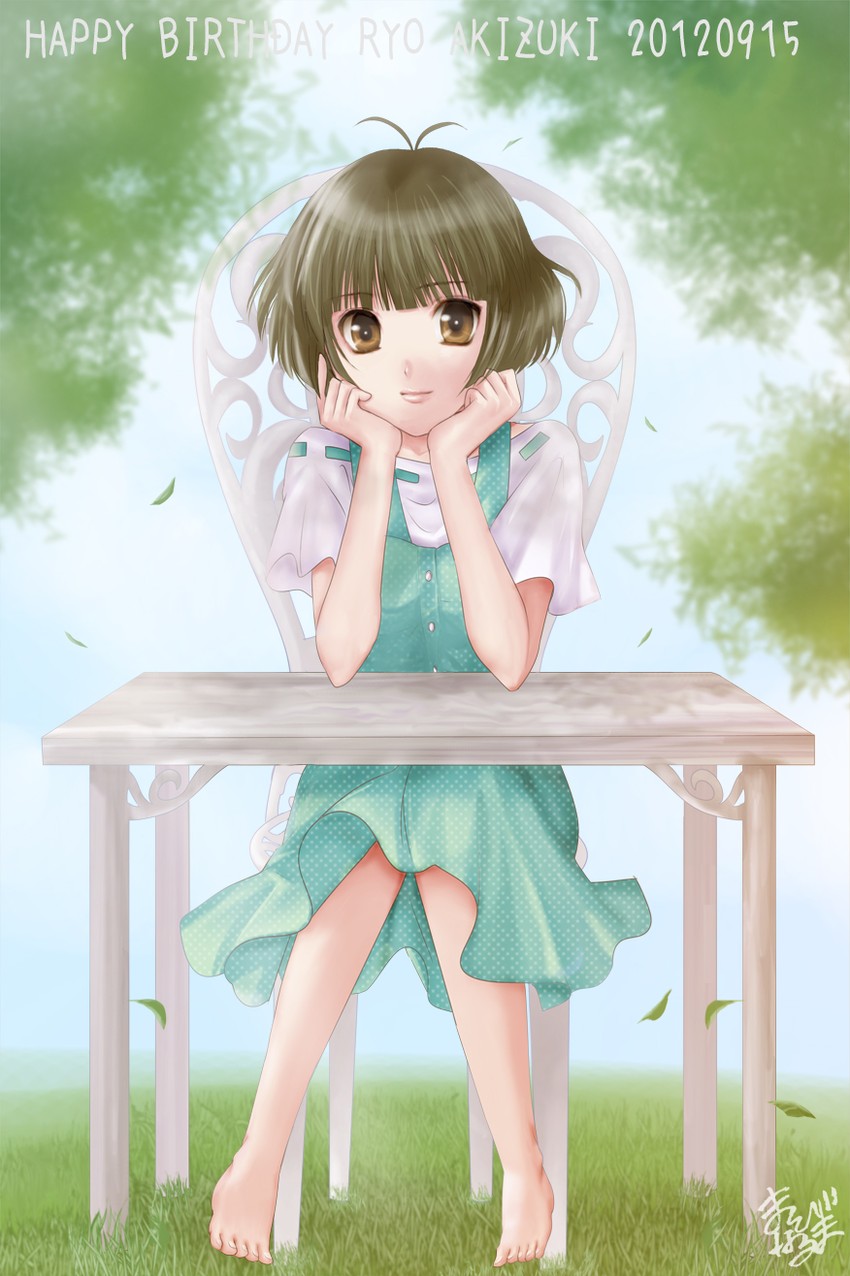 akizuki ryo (idolmaster and 1 more) drawn by masobe_(masbe)