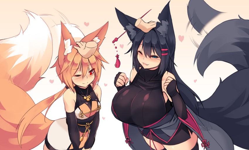 kiri and suzu (original) drawn by sub-res