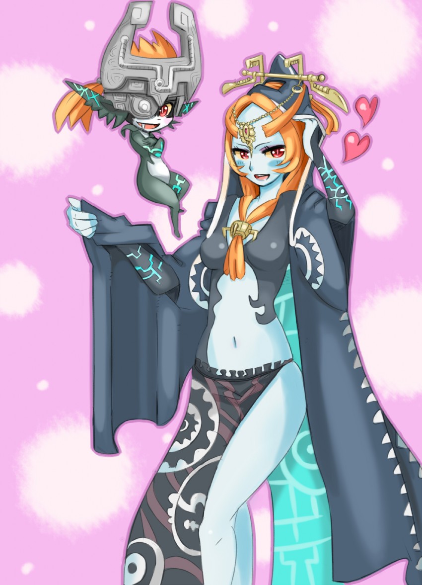 midna (the legend of zelda and 1 more) drawn by sora-bozu