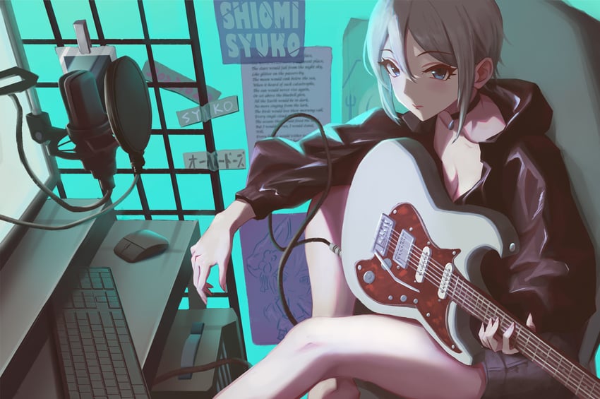 shiomi syuko (idolmaster and 2 more) drawn by qingli_ye
