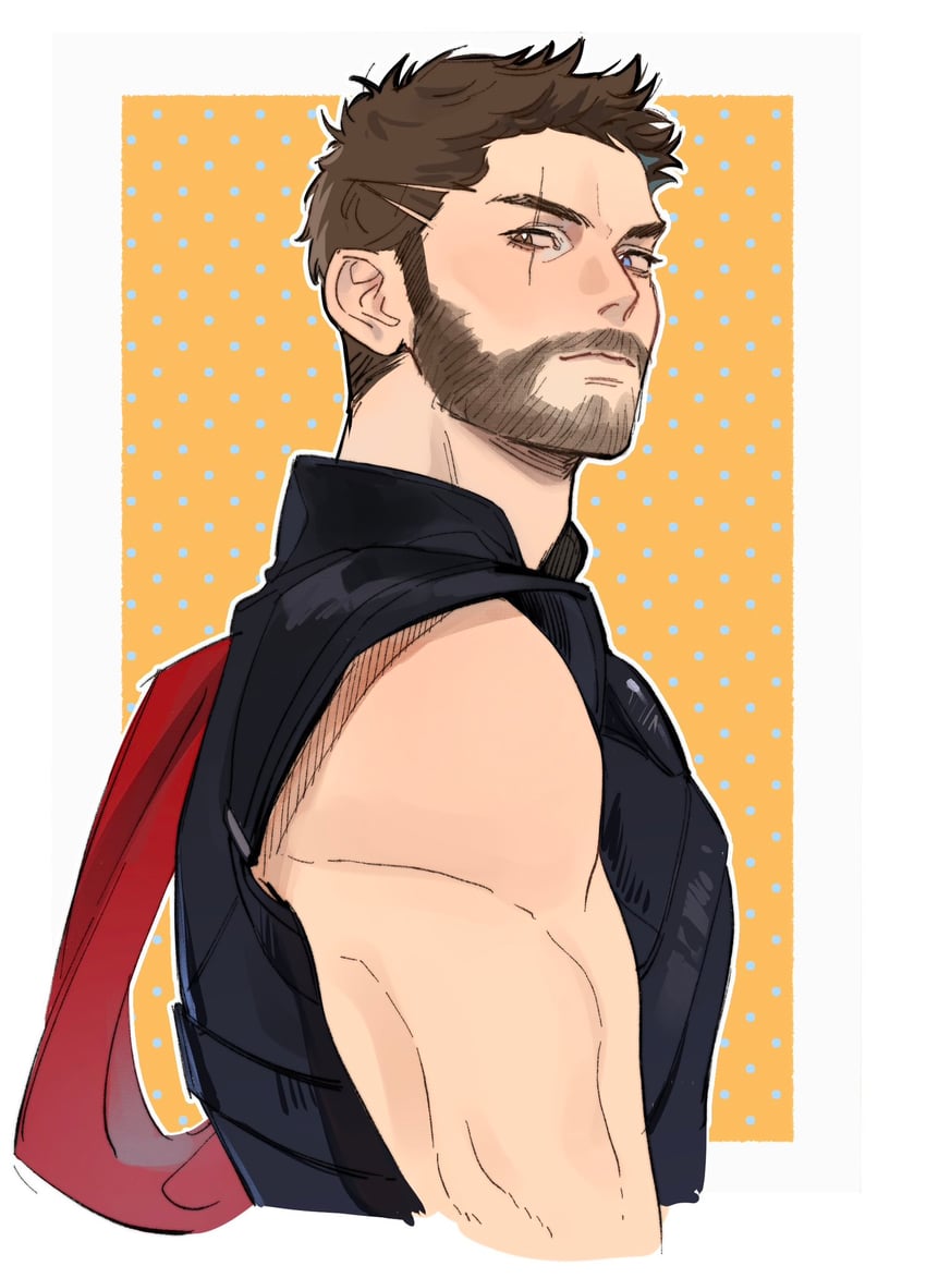 thor (marvel and 3 more) drawn by rileyli8