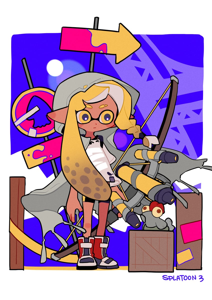 smallfry and agent 3 (splatoon and 1 more) drawn by toristringer22