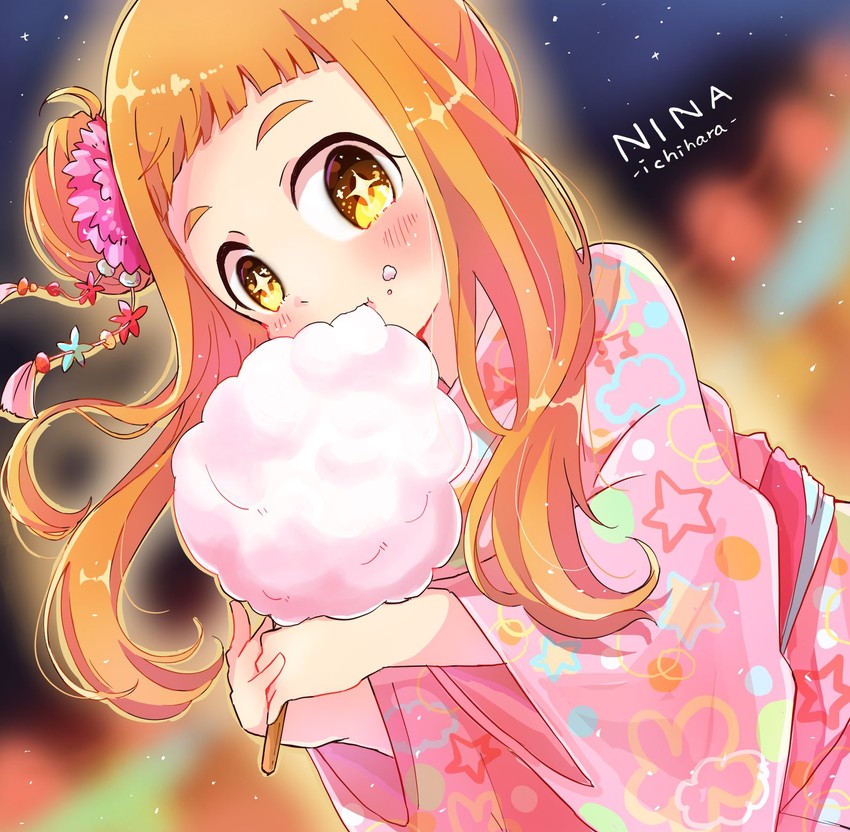 ichihara nina (idolmaster and 1 more) drawn by popporibukuro