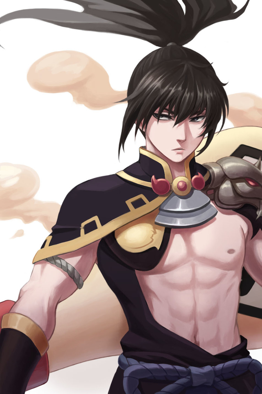 shuten douji and hijikata toshizou (gintama and 1 more) drawn by bei_ju_luoxuan_wan
