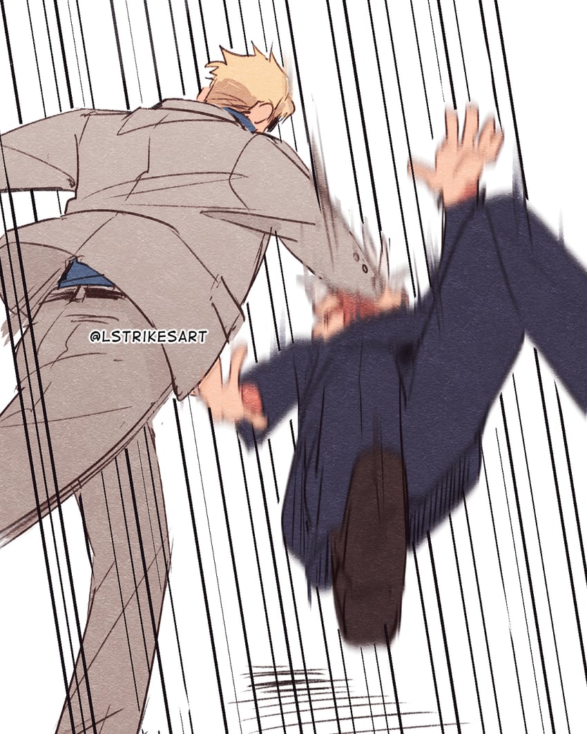 gojou satoru and nanami kento (jujutsu kaisen) drawn by lightningstrikes