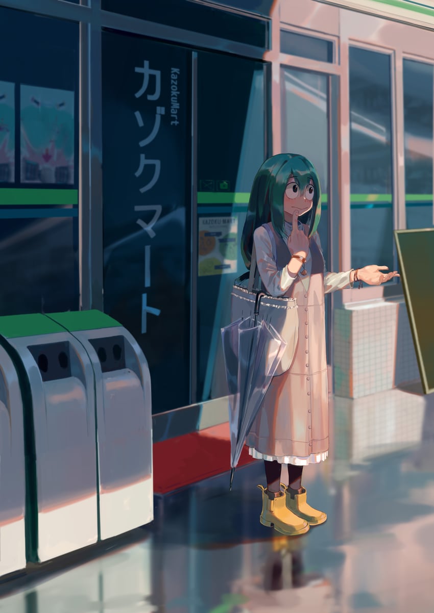 asui tsuyu (boku no hero academia) drawn by tamomoko