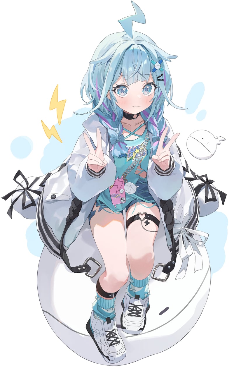 mizumiya su (hololive and 1 more) drawn by nel_dcm