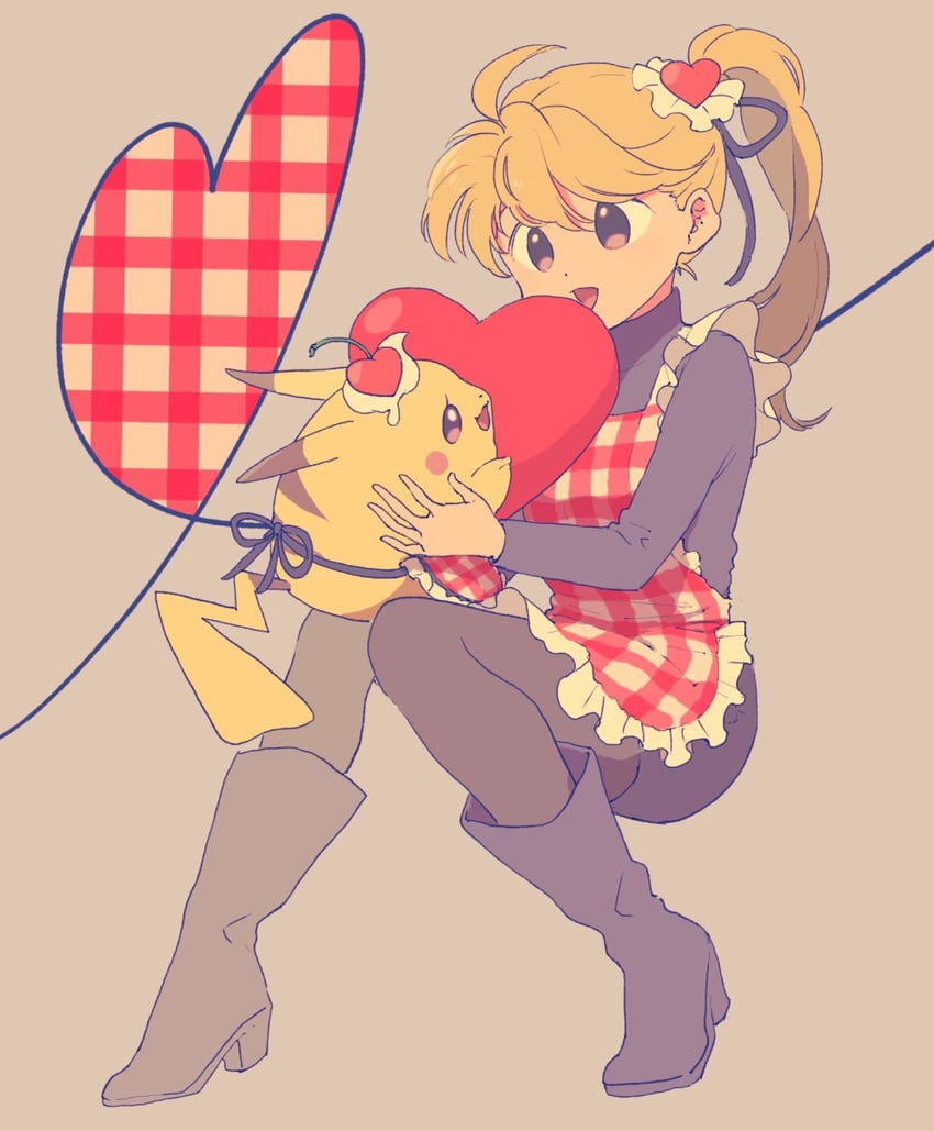 pikachu, yellow, and chuchu (pokemon and 1 more) drawn by yui_ko