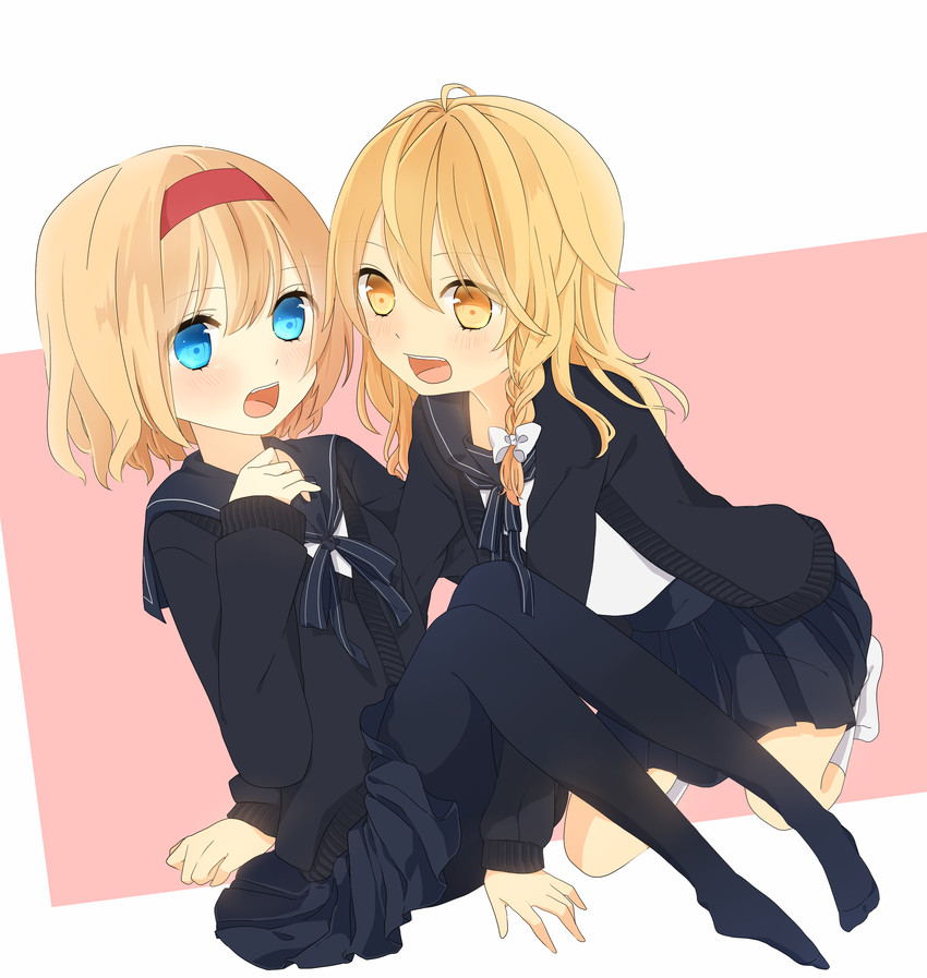 kirisame marisa and alice margatroid (touhou) drawn by tsuno_no_hito