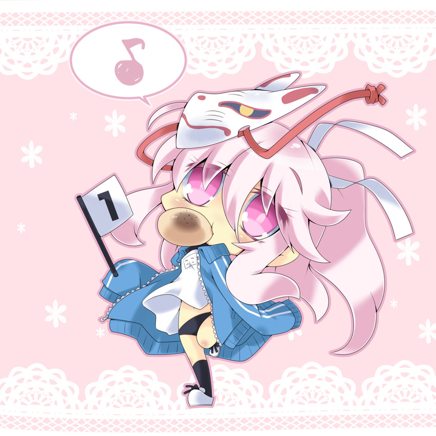 hata no kokoro (touhou) drawn by milkpanda