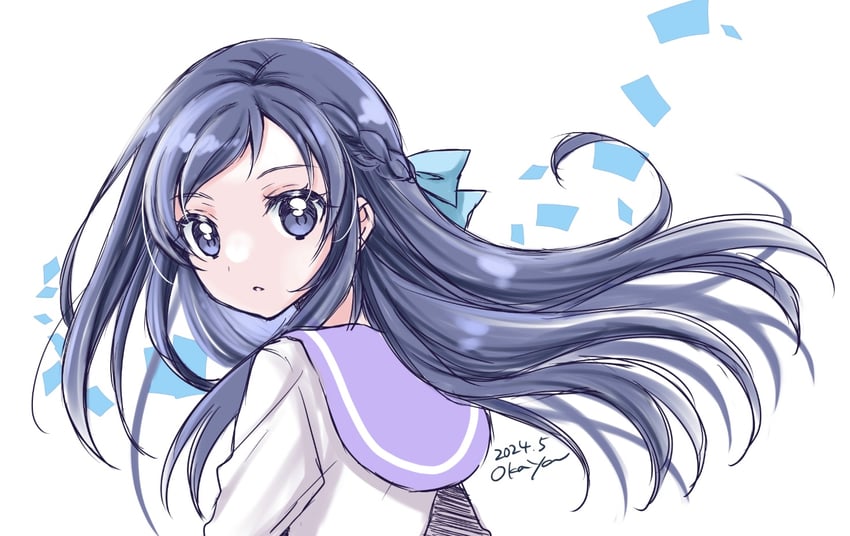 hishikawa rikka (precure and 1 more) drawn by okayashi
