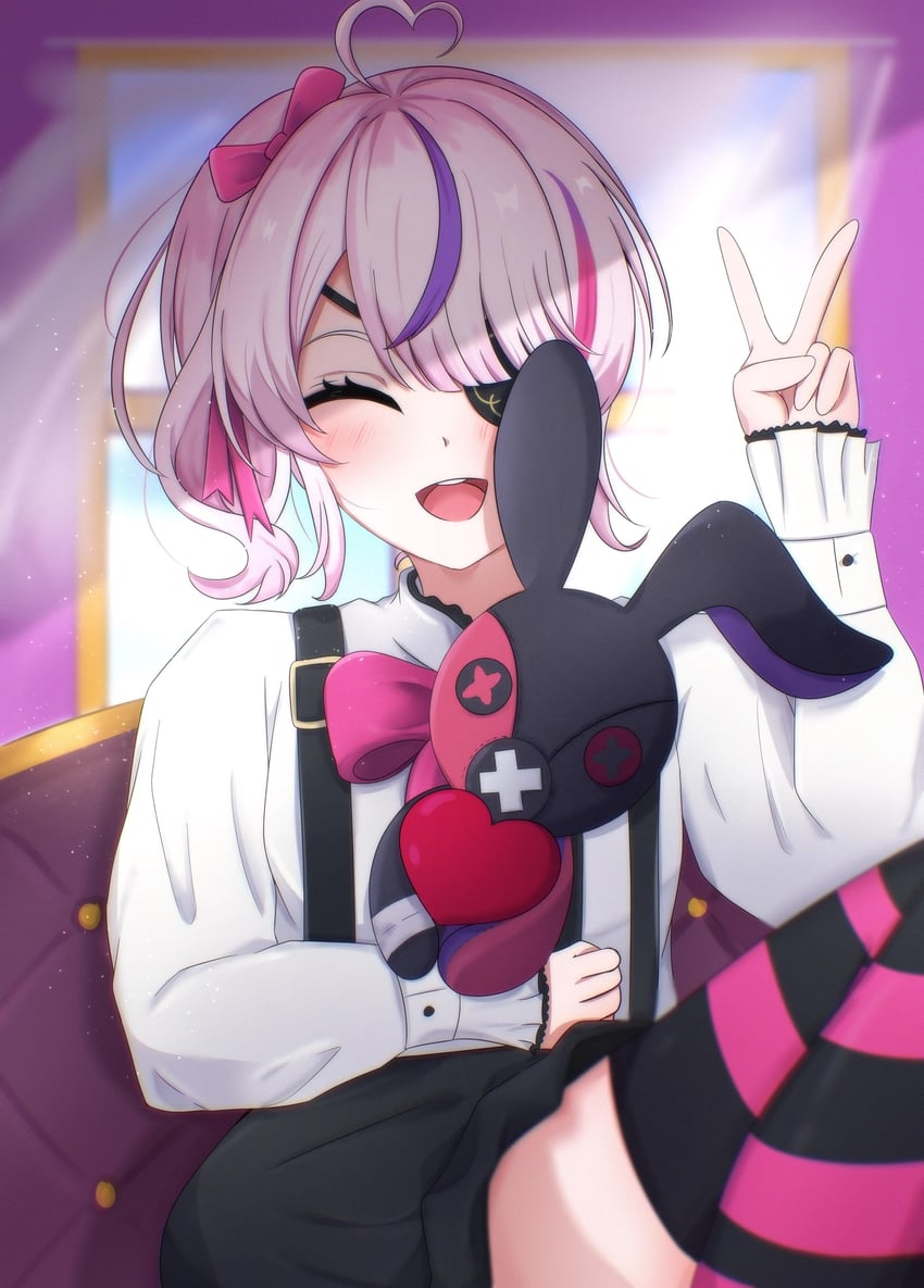 maria marionette and sir ventrilo (nijisanji and 1 more) drawn by shironomi_dayo