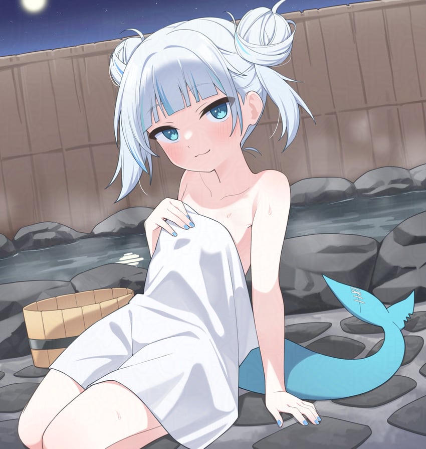 gawr gura (hololive and 1 more) drawn by ugaaaa1