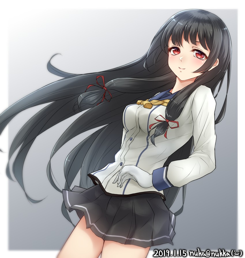 isokaze (kantai collection) drawn by nuka_(nvkka)