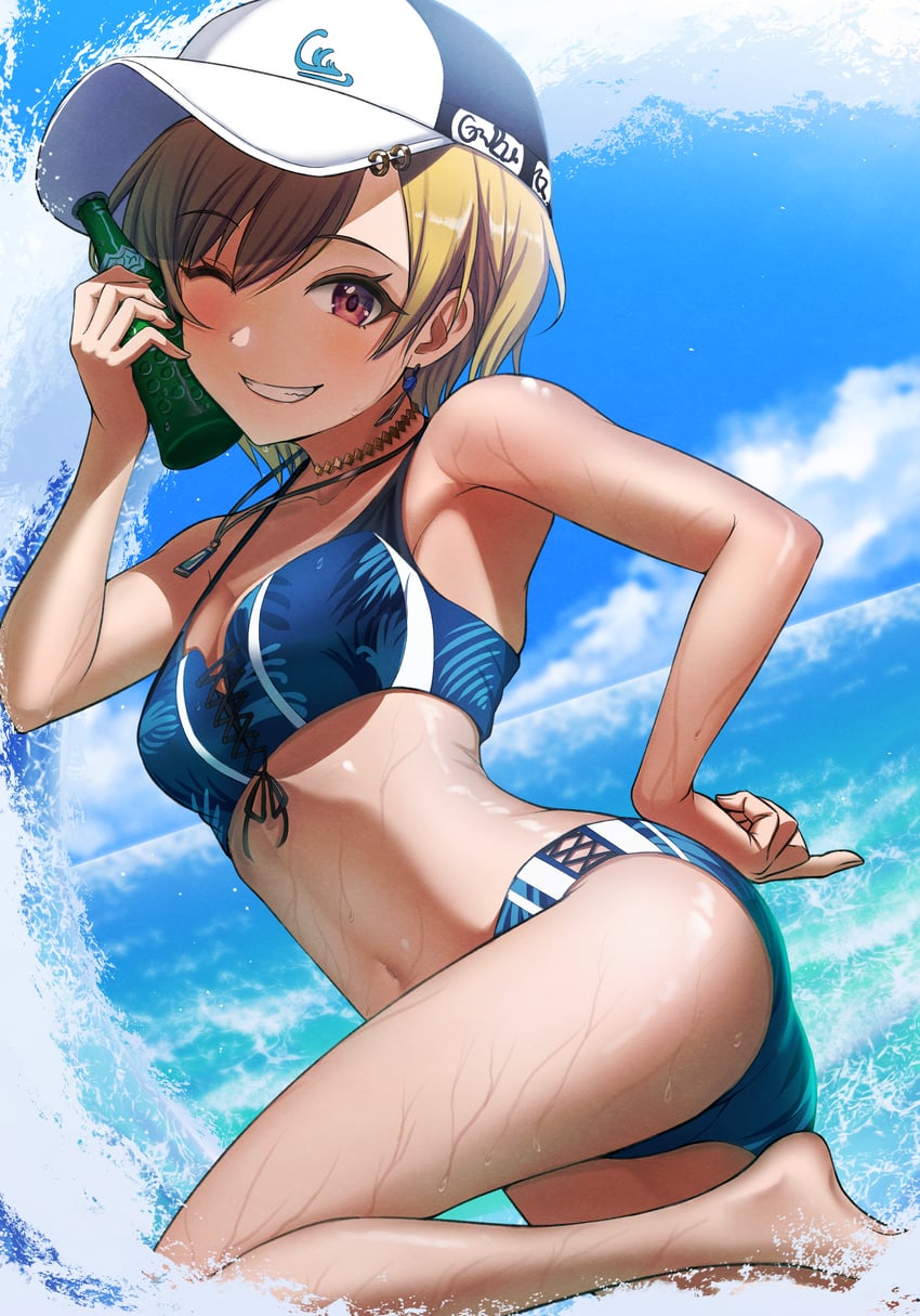 saijo juri (idolmaster and 1 more) drawn by osoba_susurukun