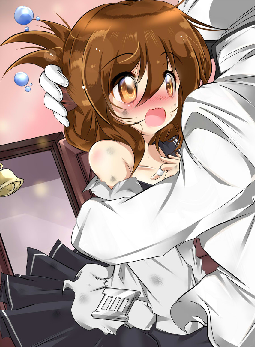 admiral and inazuma (kantai collection) drawn by tonchinkan