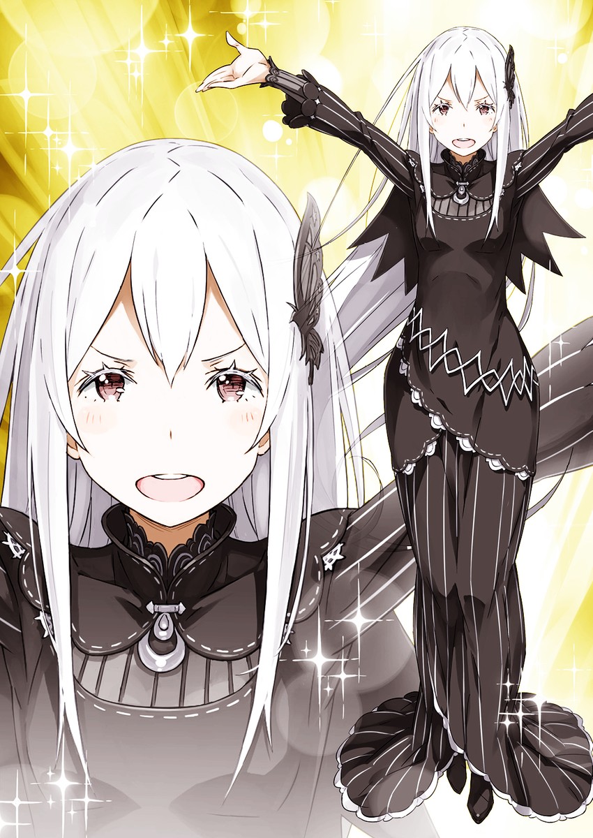 echidna (re:zero kara hajimeru isekai seikatsu) drawn by ddukae and ootsuka_shin'ichirou