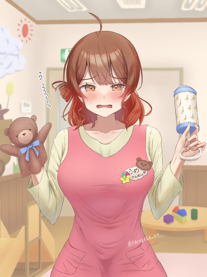 hanami ume (idolmaster and 1 more) drawn by karupisu_110