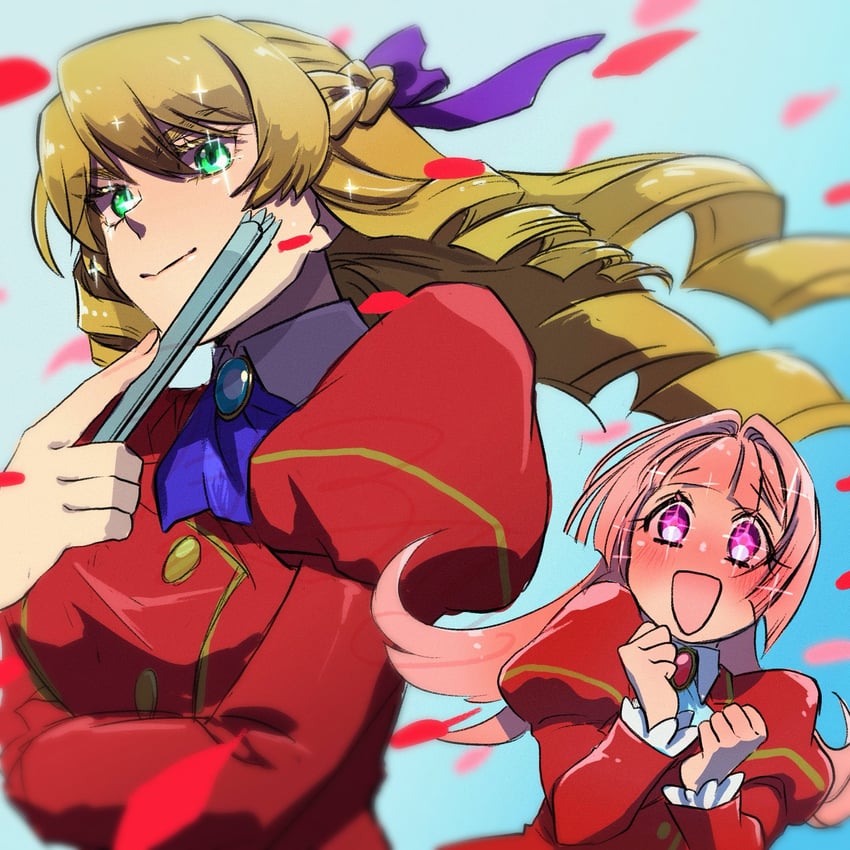 grace auvergne and anna doll (akuyaku reijou tensei ojisan) drawn by s_suzu_ko