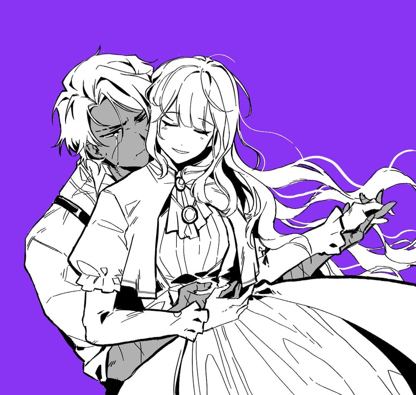 heathcliff and catherine (project moon and 1 more) drawn by nyak_138