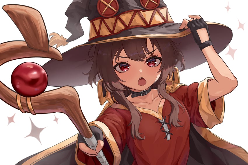megumin (kono subarashii sekai ni shukufuku wo!) drawn by plant-new-art