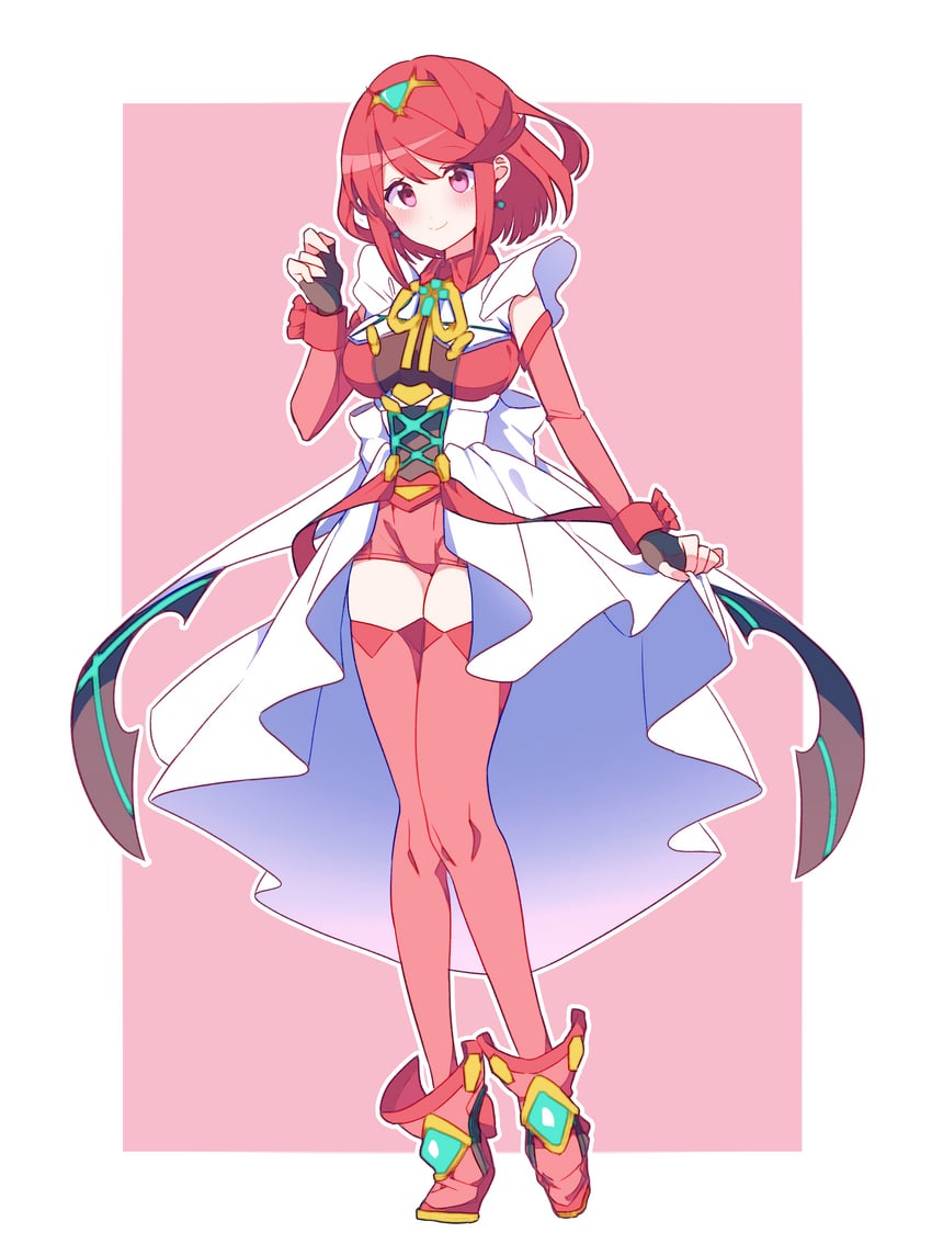 pyra (xenoblade chronicles and 1 more) drawn by kotohatoko510
